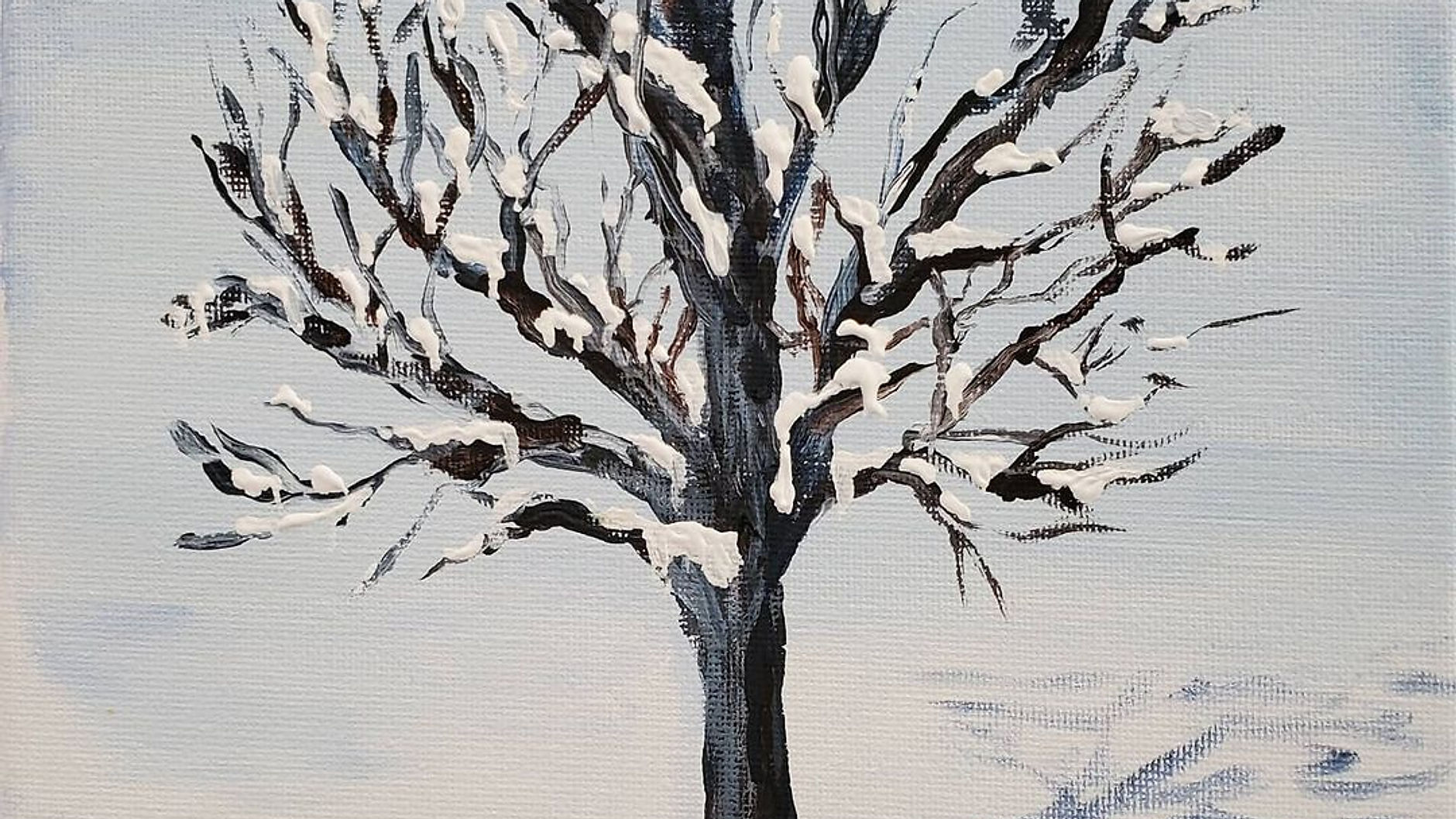 How to Paint a Winter Tree